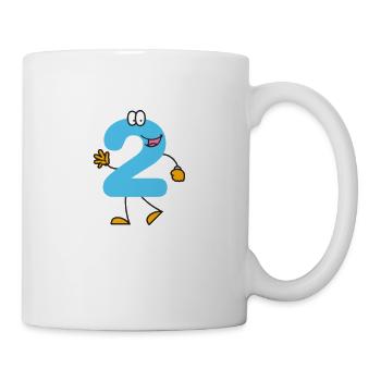 Funny number two the funny number two - Mug - white - Right