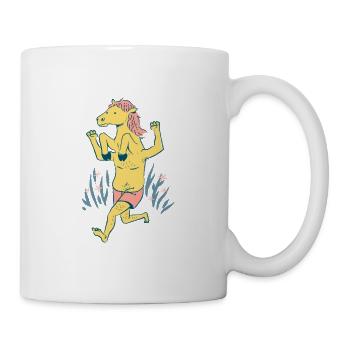 Unicorn funny fable - Mug - white - Right