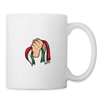 Kurdistan Kurdish flag pride home - Mug - white - Right