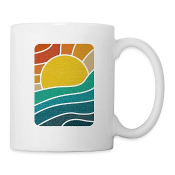 Sea Sun Sun Rays Sunlight - Mug - white - Right