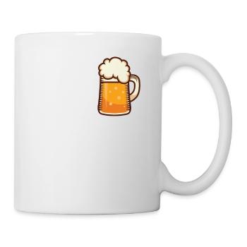 Da Mir Keiner Das Wasser Reichen Kann Reicht Bier - Tasse - Weiß - Rechts