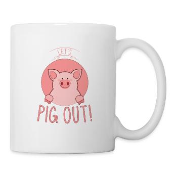 Pig, pig pigs, pig farmer - Mug - white - Right