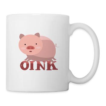 Porc, truie de porc, porcs de porc - Mug blanc - blanc - Droite