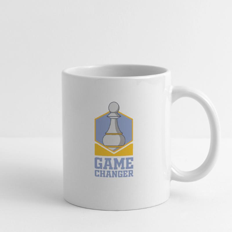 Échecs, échecs d'échecs, échecs d'échecs Mug blanc