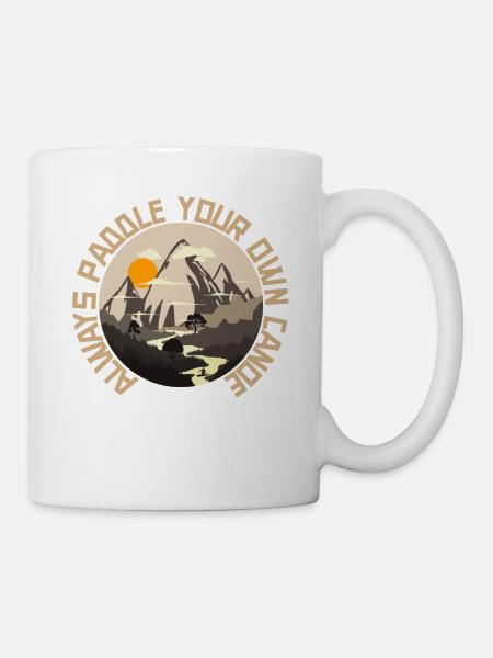 canoe kayak - Tasse - Weiß