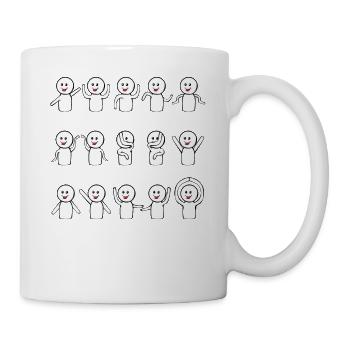 Algebra Dance Funny Diagram Math Equation Mathemat - Mug - white - Right
