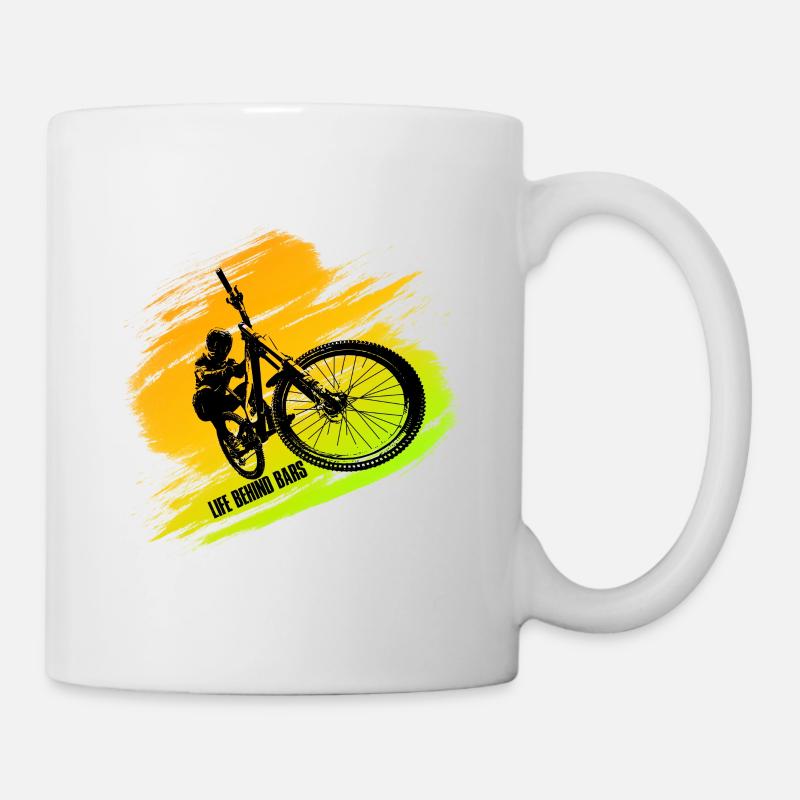 Life behind bars gift for extremely bmx & mtber - Mug - white
