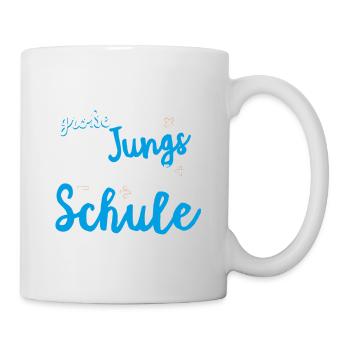 Einschulung Schulanfang Kindergarten Schulstart - Tasse - Weiß - Rechts