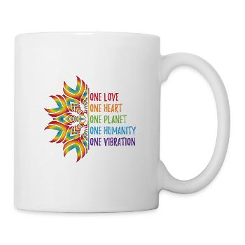 One Love mandala - Tasse - Weiß - Rechts