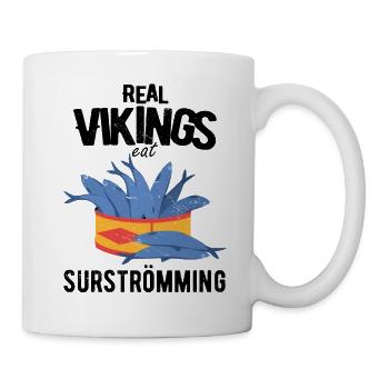 Surströmming Scandinavia Sweden Vikings - Mug - white - Right