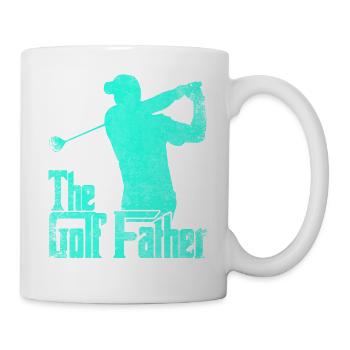 Golf golf father golf player - Mug - white - Right