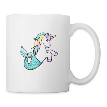 Licorne sirène - Mug blanc - blanc - Droite