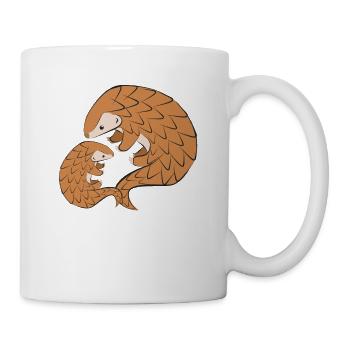 Cute Pangolins - Pangolin Lover Gift - Mug - white - Right