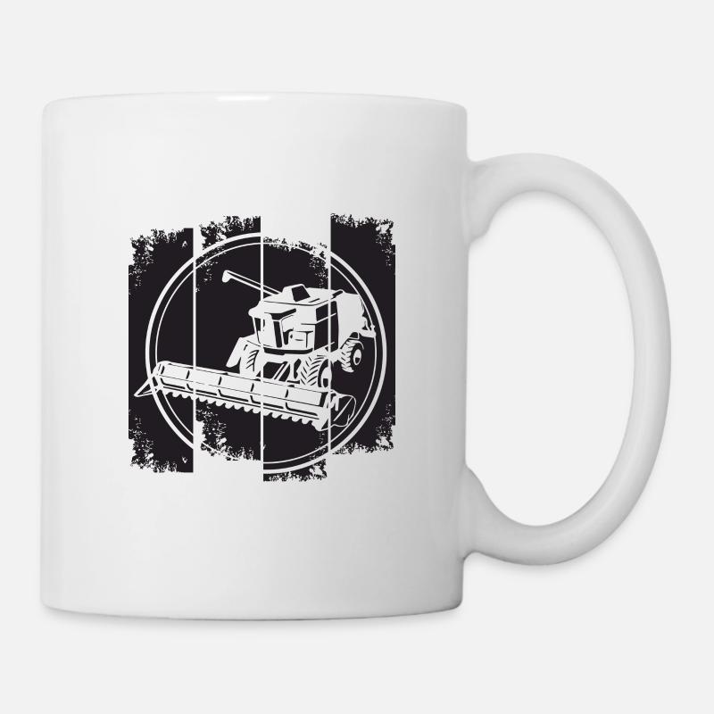 Moissonneuses-batteuses - Mug blanc - blanc