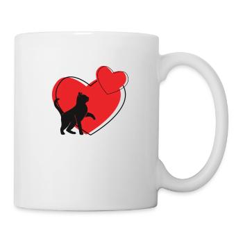 chat - Mug blanc - blanc - Droite