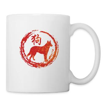 Dog chinese zodiac - Mug - white - Right