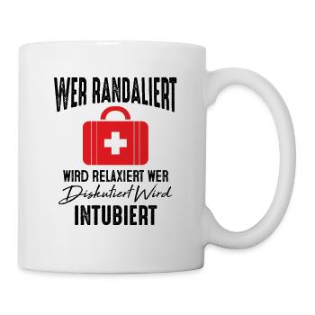 Krankenschwester Geschenk - Tasse - Weiß - Rechts