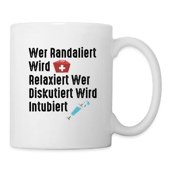 Krankenschwester Geschenk - Tasse - Weiß - Rechts
