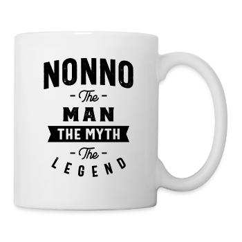 Cadeau de grand-père Nonno The Man Myth Legend pour homme - Mug blanc - blanc - Droite