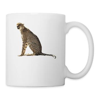 Guépard - Chat prédateur - Chat sauvage - Chat - Afrique - Mug blanc - blanc - Droite
