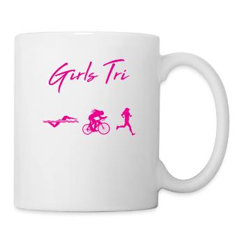 Grils Tri Triathlon - Mug blanc - blanc - Droite