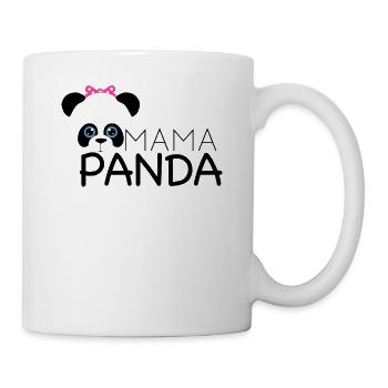 mama panda - Tasse - Weiß - Rechts