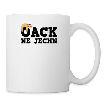 Oack ne jechn Immer mit der Ruhe Oberlausitz - Tasse - Weiß - Rechts