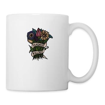 Feministin Killjoy - Tasse - Weiß - Rechts