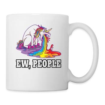 Ew People Einhorn - Tasse - Weiß - Rechts