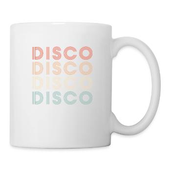 Disco music retro costume - Mug - white - Right