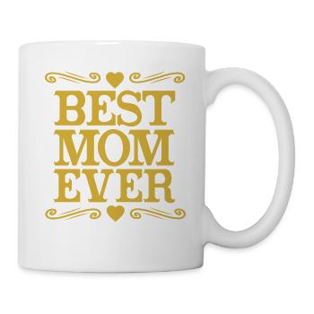 Die beste Mutter aller Zeiten - Tasse - Weiß - Rechts