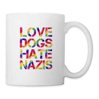 Contre le racisme Nazis contre le racisme Anti racisme - Mug blanc - blanc - Droite