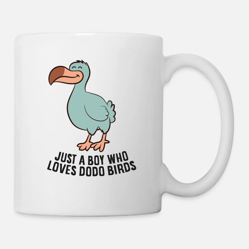 Juste un garçon qui aime les oiseaux dodo - Mug blanc - blanc