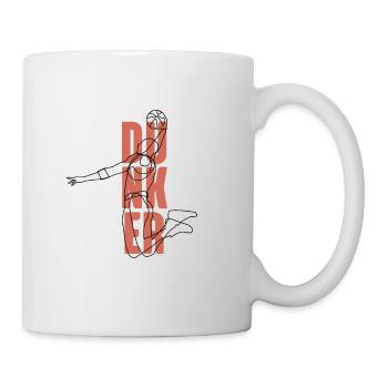 Cadeau de ballon de basket-ball basket - Mug blanc - blanc - Droite