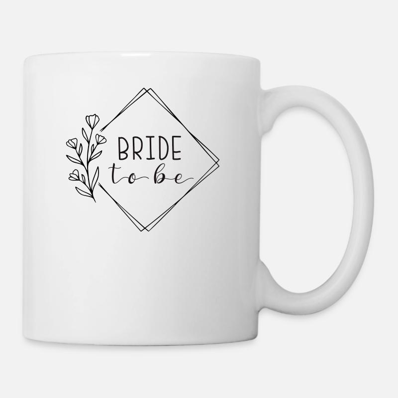 Bride to be Junggesellinnenabschied Minimal - Tasse - Weiß