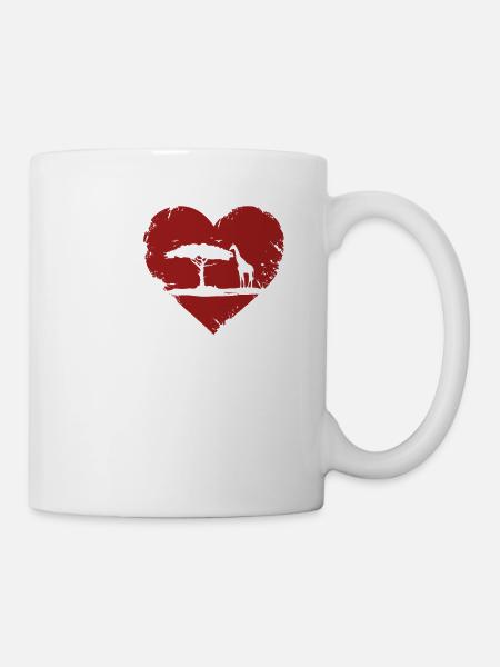 I love the safari in Africa - Mug - white