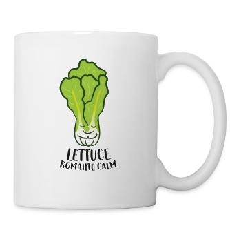 Salade Romaine Calm Salade Vegan Salade végétarienne - Mug blanc - blanc - Droite
