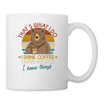C’est quoi, ce que je vais boire - Mug blanc - blanc - Droite
