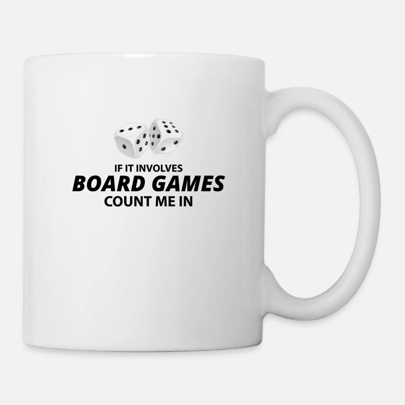 Jeux de société Chess Dice Funny Gift - Mug blanc - blanc