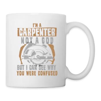 Charpentier et couvreur chemise cadeau charpentier - Mug blanc - blanc - Droite