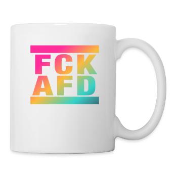Liberté Égalité FCK AFD Shirt - Tasse - Weiß - Rechts
