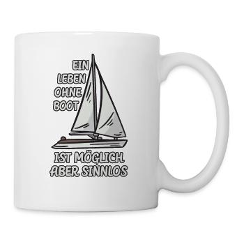La vie sans bateau - Mug blanc - blanc - Droite