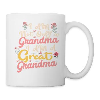 Funny Great Grandma Grandmother Gifts T-Shirt - Tasse - Weiß - Rechts