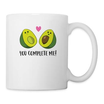 Cute Avocado In The Pocket Vegan Food Avocdao In - Mug - white - Right