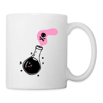 Poison bottle medicine vial tincture poison - Mug - white - Right