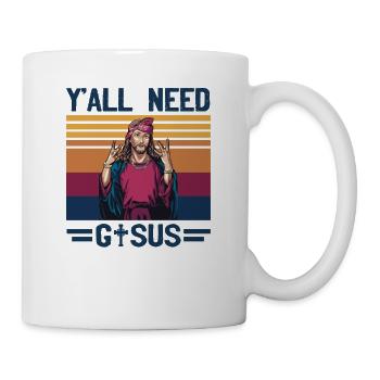Jésus gangster babo - Mug blanc - blanc - Droite