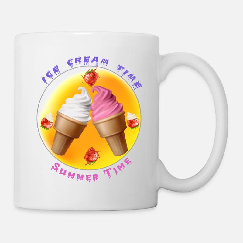 Ice Cream Time - Summer Time - Mug - white
