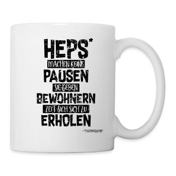 Travail social sans pauses Infirmières en éducation curative - Mug blanc - blanc - Droite