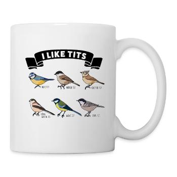 Cadeau d'observation d'oiseaux drôle pour Birder - Mug blanc - blanc - Droite