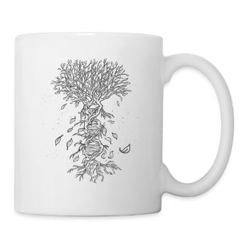 Family tree genetics biology environment I DNA tree - Mug - white - Right